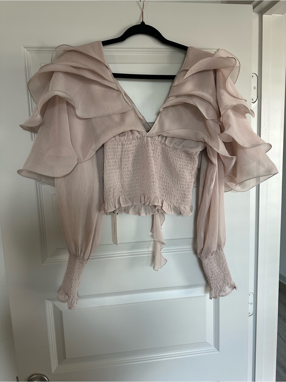 NWT Commense Women's Ruffle Blouse - M - Picture 7 of 9